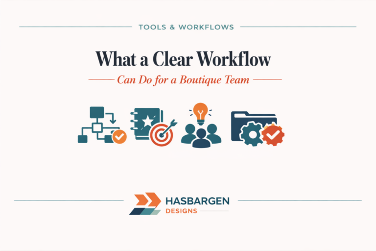 Header graphic for Productivity Tips showing teal and orange organization icons